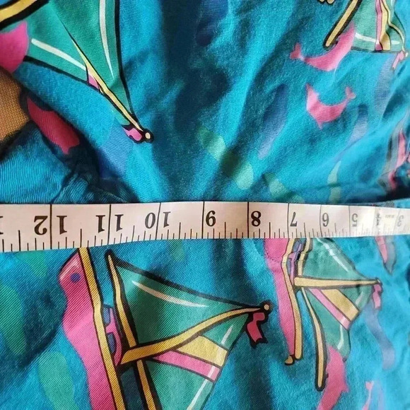 Pink Dolphin Blue Sailboat Cotton Shorts Men's Size 36 - Picture 5 of 9